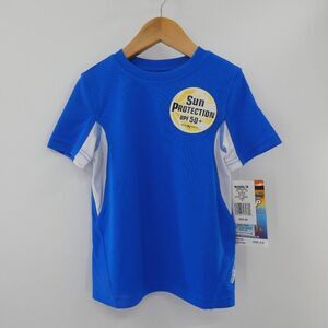 New Kids ZeroZposur Ocean UPF 50+ Short Sleeve Sun Top Size S-4